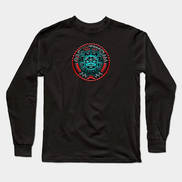 POLYNESIAN MASK 15 Long Sleeve T-Shirt by GardenOfNightmares